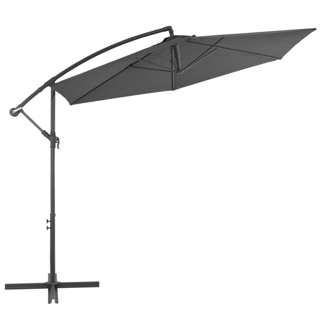 Cantilever Garden Parasol With Aluminium Pole 300 Cm