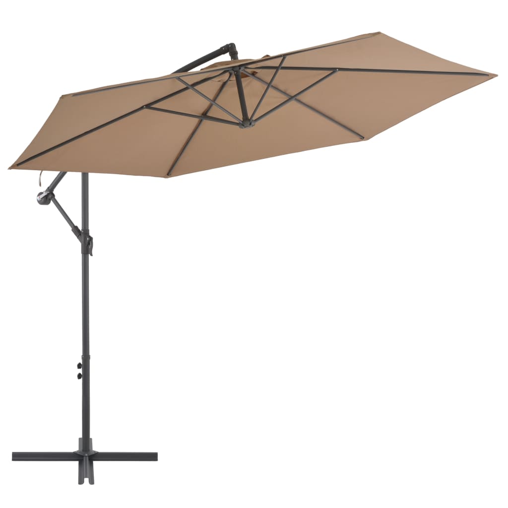 Cantilever Garden Parasol With Aluminium Pole 300 Cm