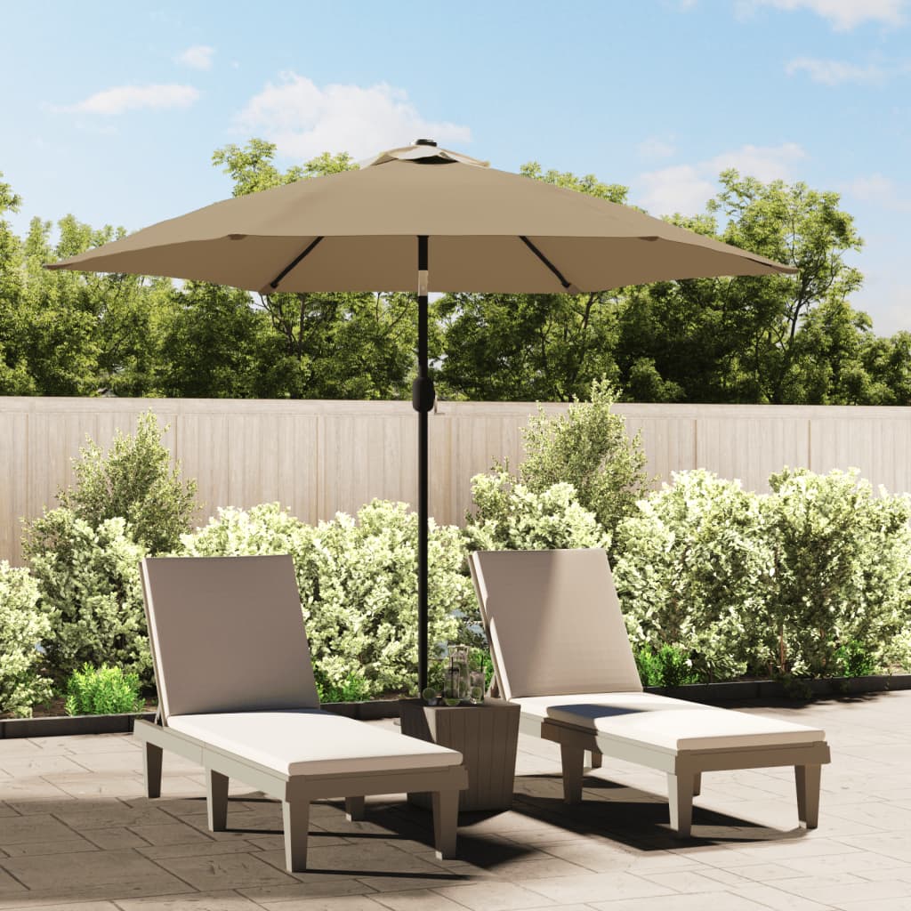 Led Cantilever Garden Parasol 3 M