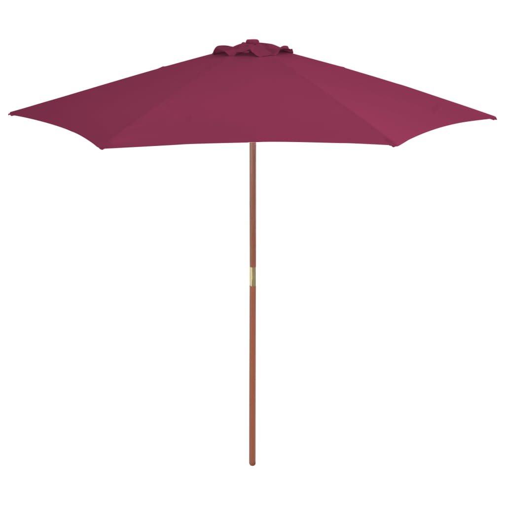 Garden Parasol With Wooden Pole 270 Cm