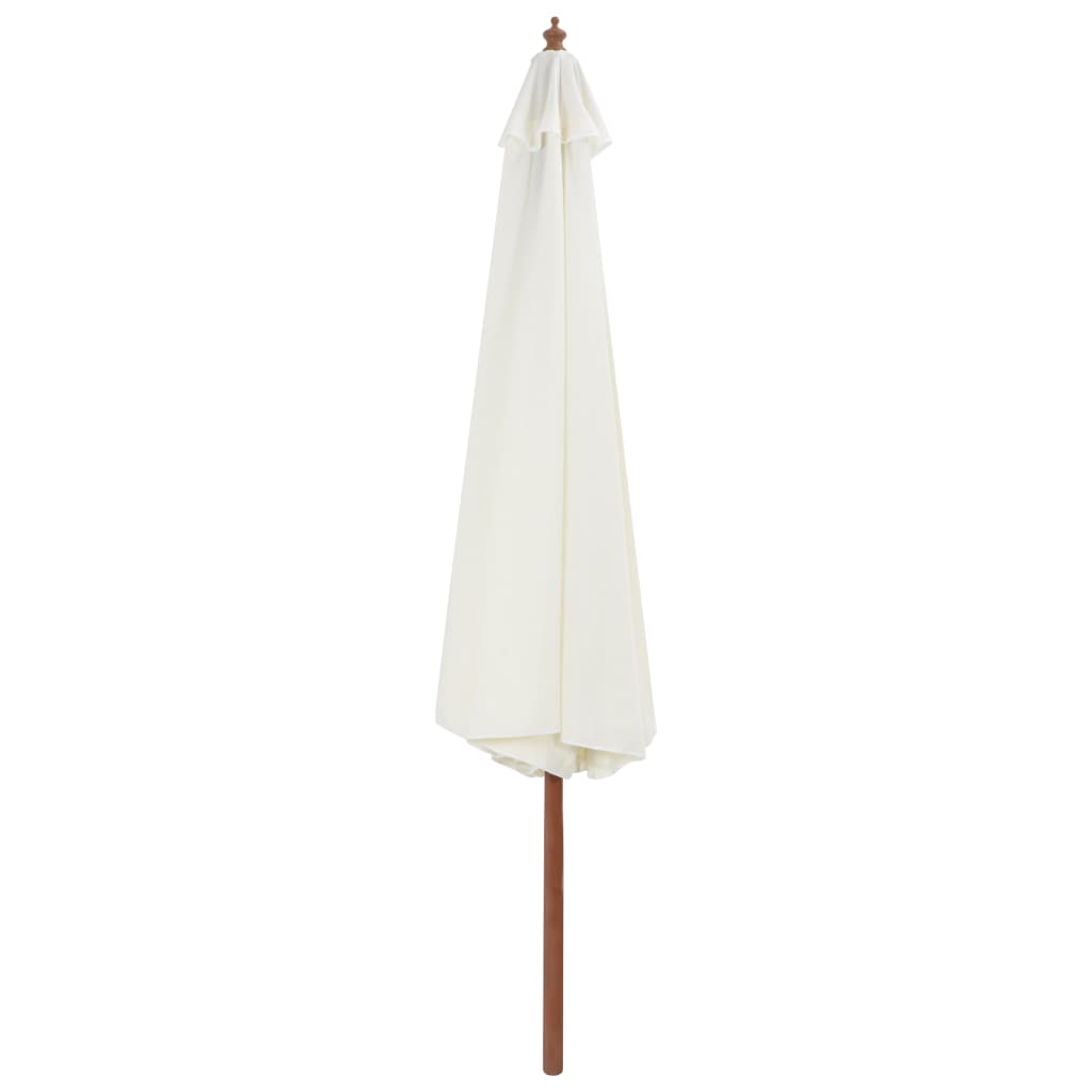 Garden Parasol With Wooden Pole 350 Cm