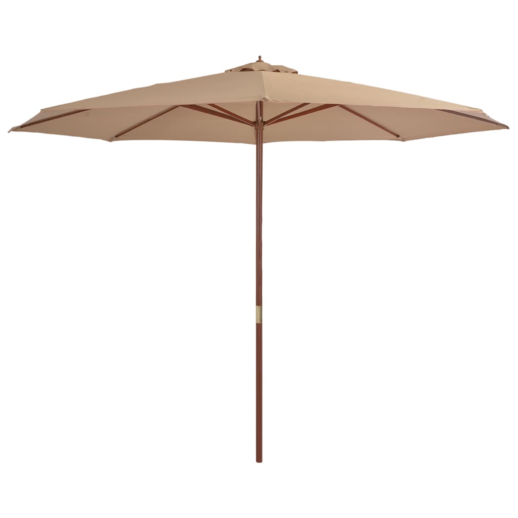 Garden Parasol With Wooden Pole 350 Cm