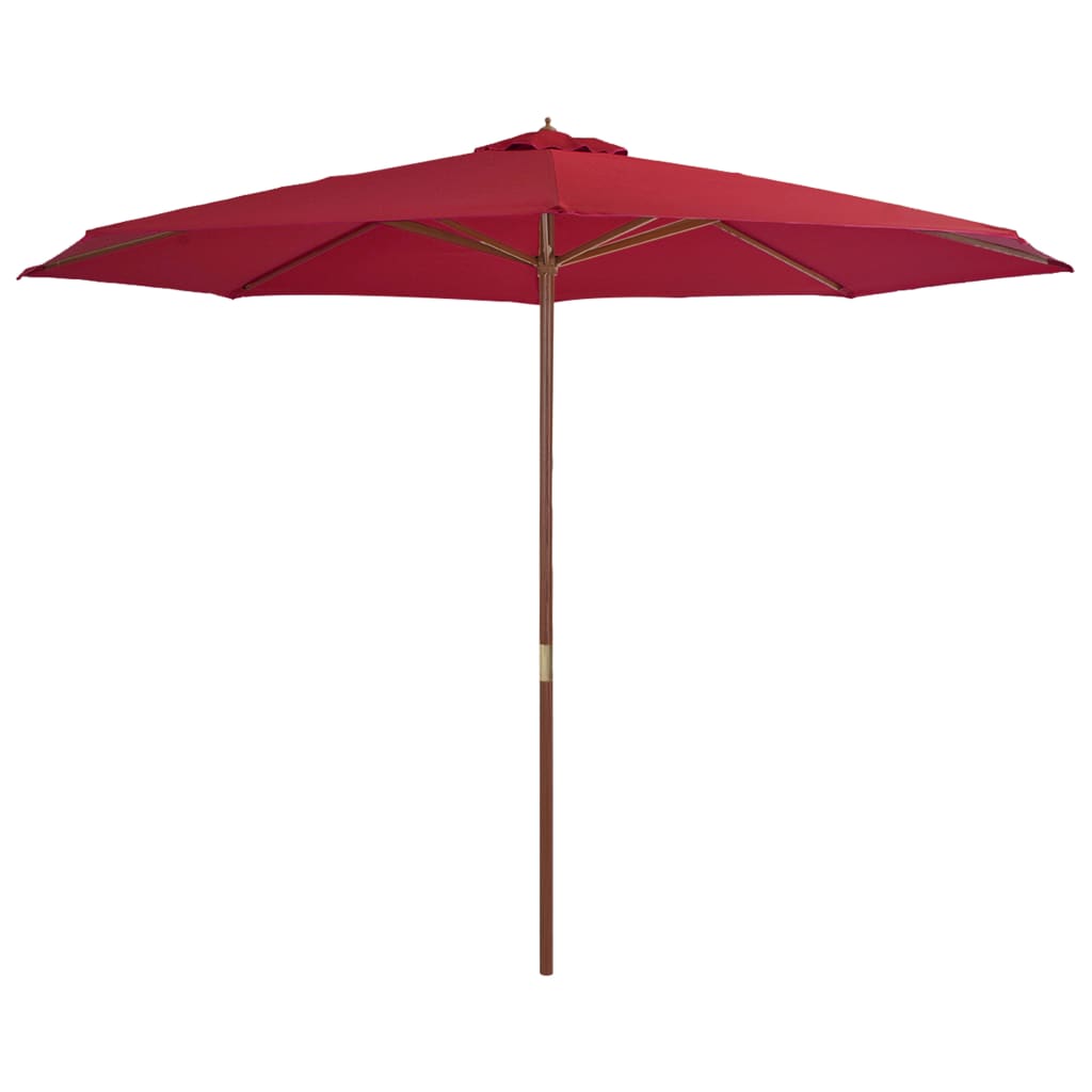 Garden Parasol With Wooden Pole 350 Cm