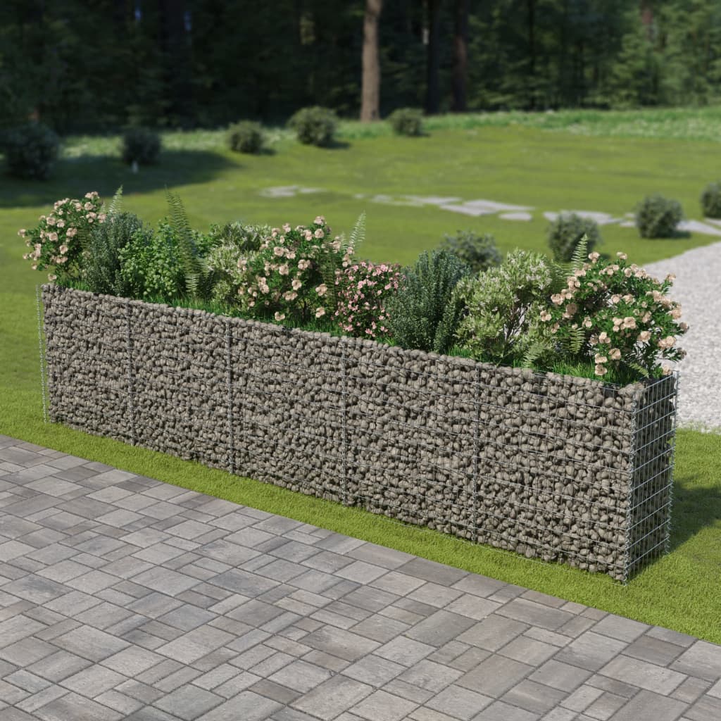 Gabion Raised Bed Galvanised Steel