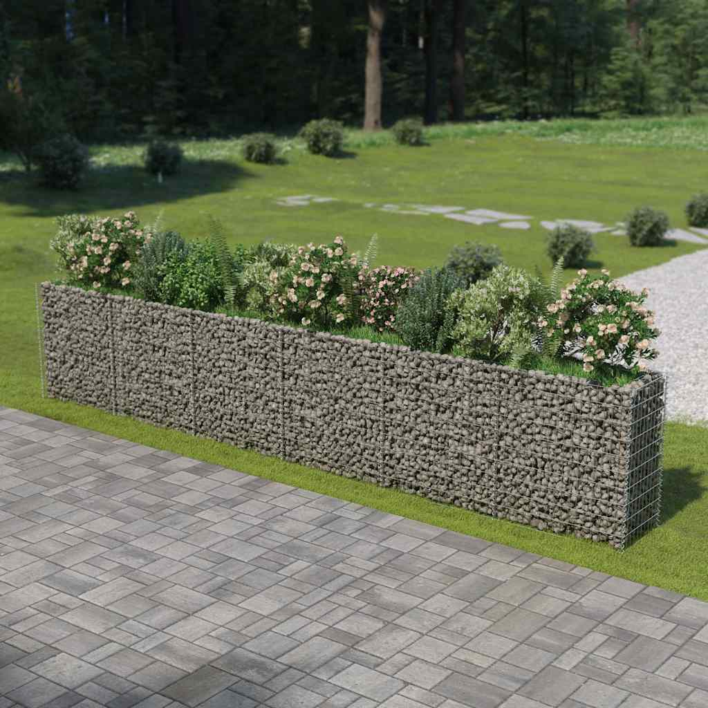 Gabion Raised Bed Galvanised Steel