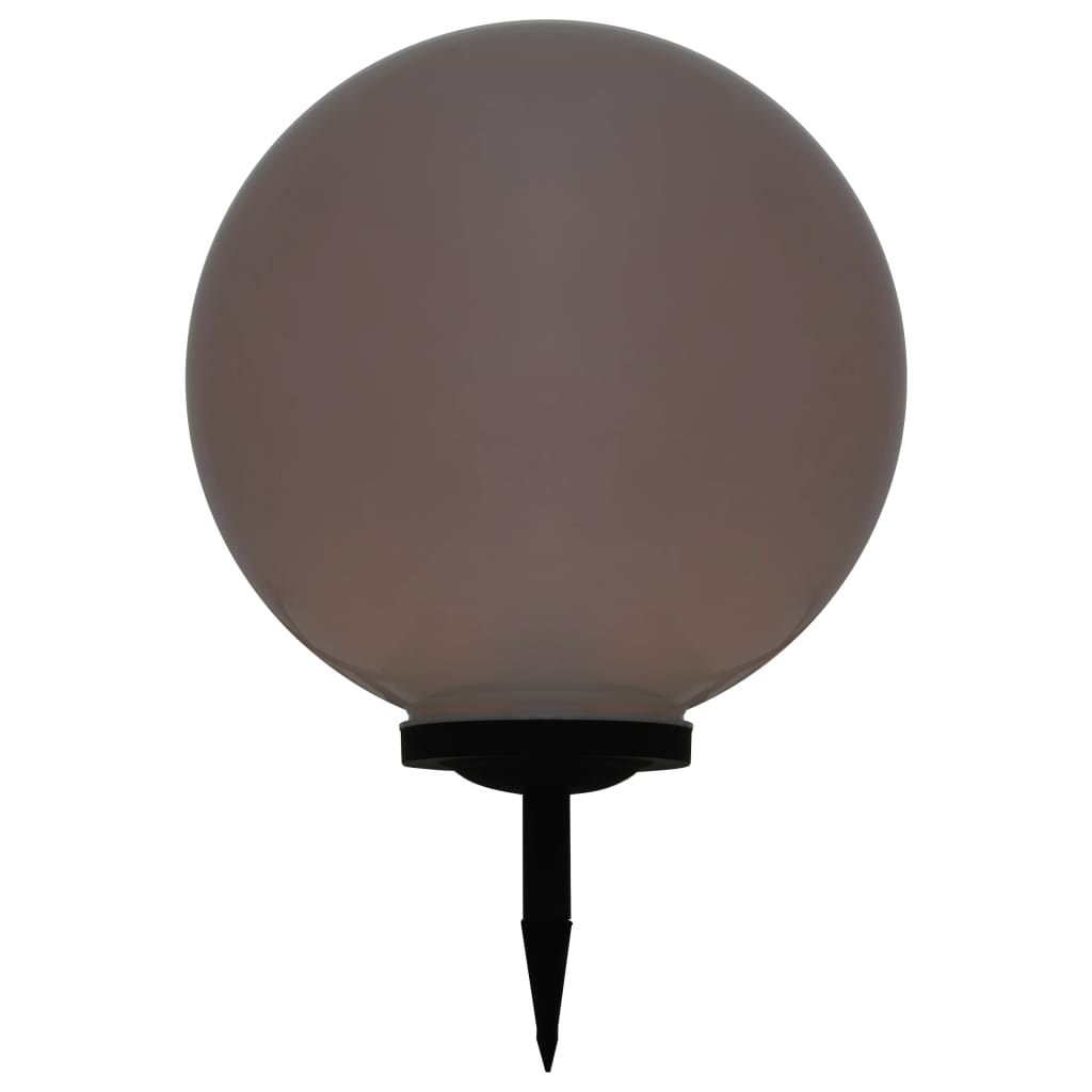 Outdoor Solar Lamps 2 Pcs Led Spherical Rgb