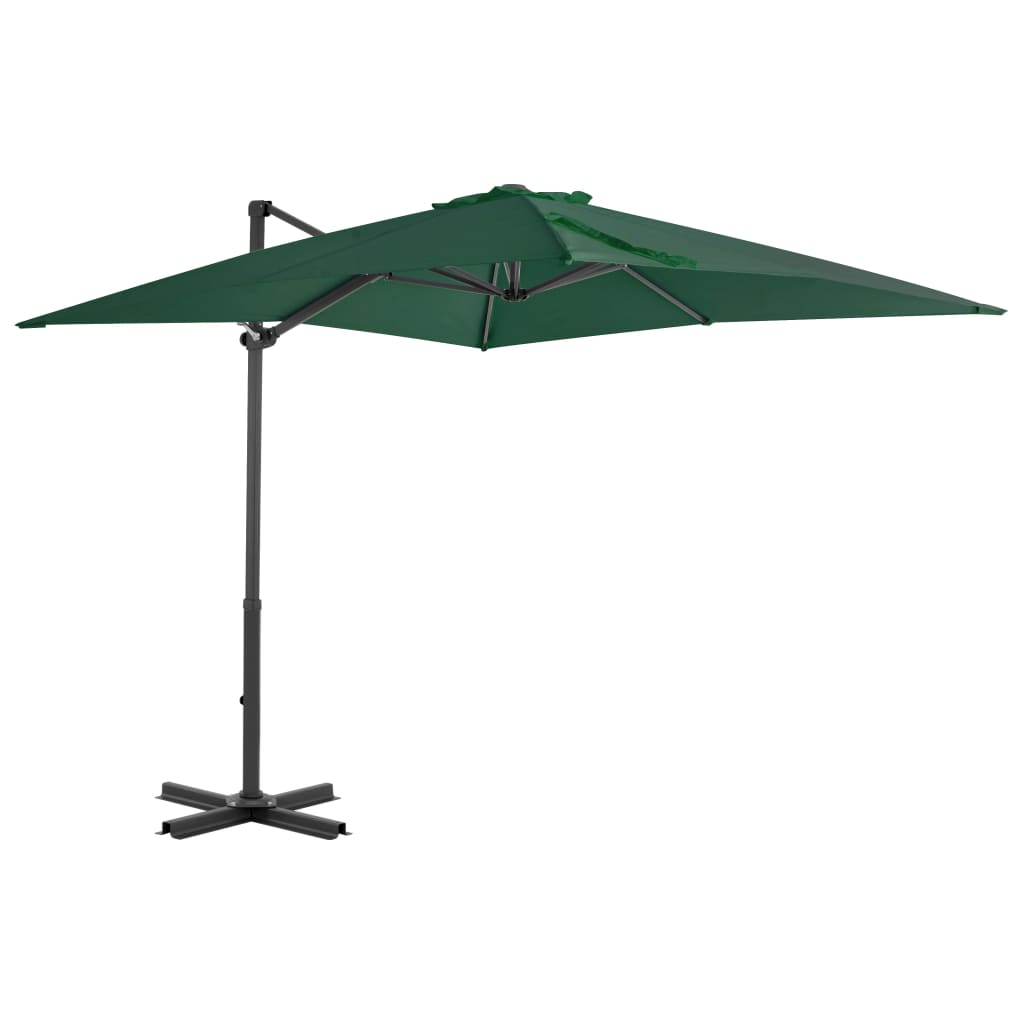 Cantilever Garden Parasol With Aluminium Pole Azure 300 Cm