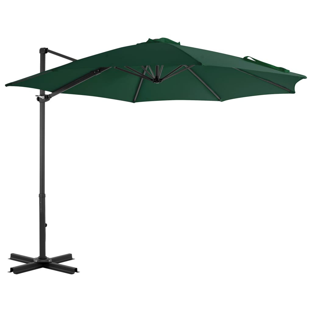 Cantilever Garden Parasol With Aluminium Pole Azure 300 Cm