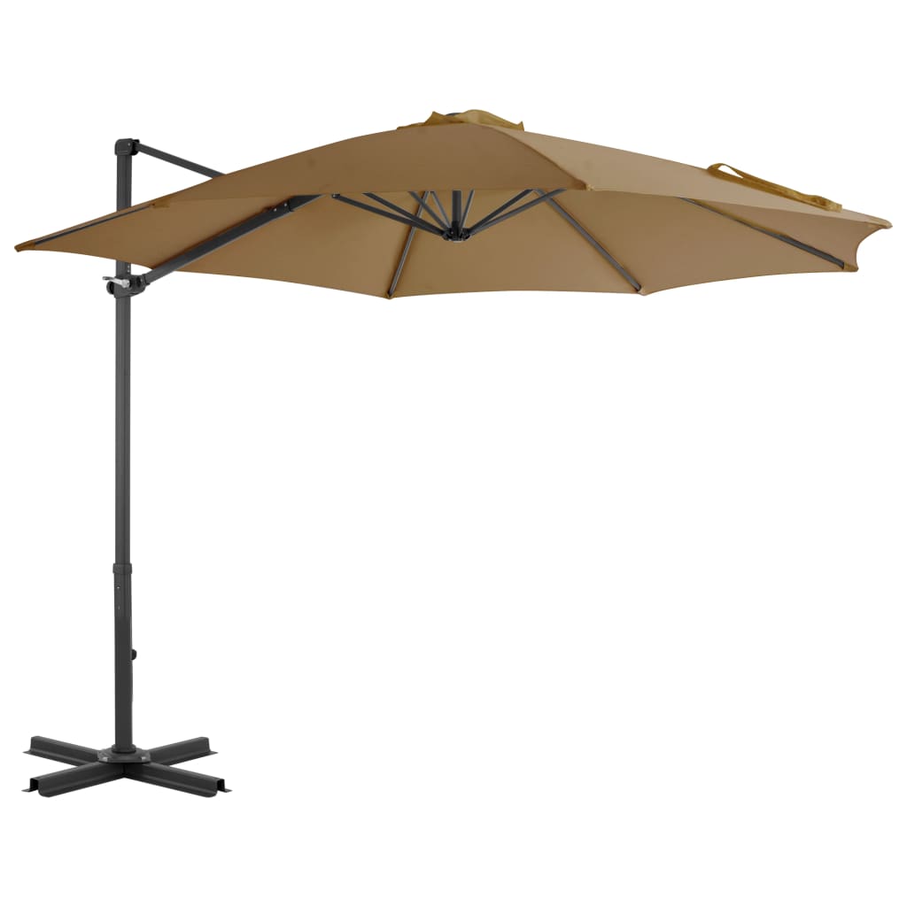 Cantilever Garden Parasol With Aluminium Pole Azure 300 Cm