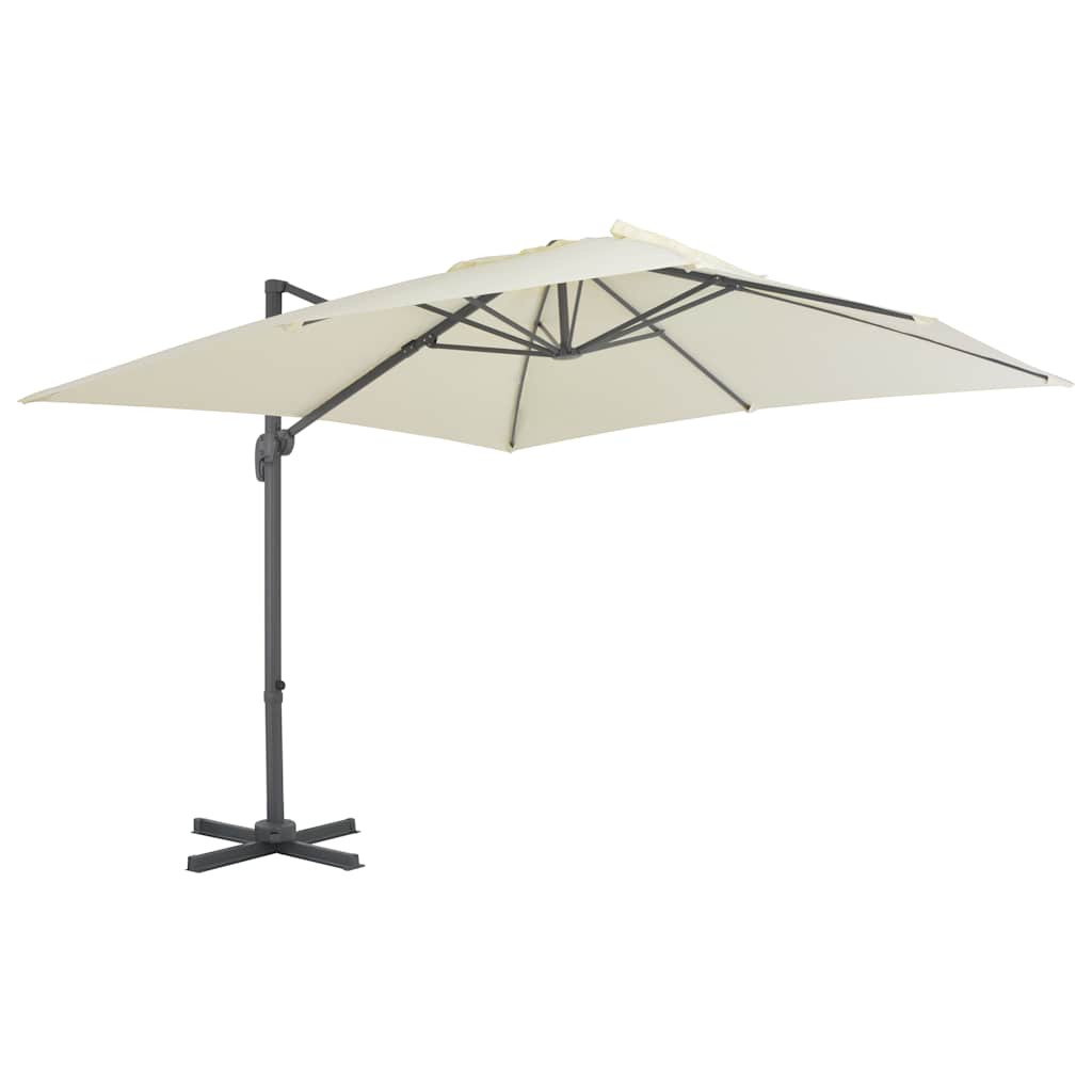 Cantilever Garden Parasol With Aluminium Pole