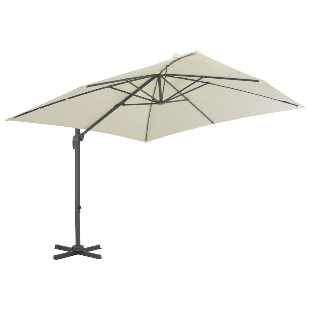 Cantilever Garden Parasol With Aluminium Pole