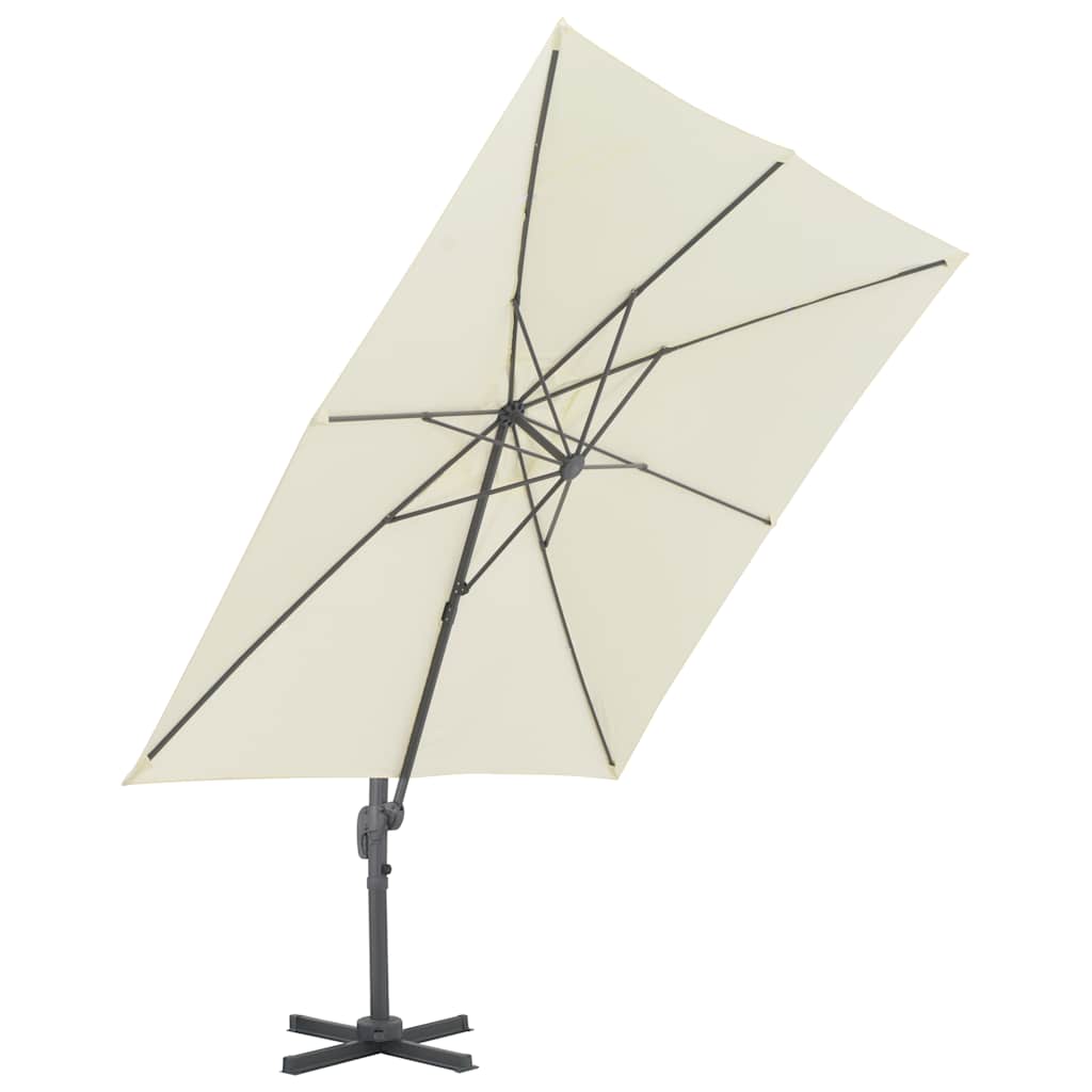 Cantilever Garden Parasol With Aluminium Pole