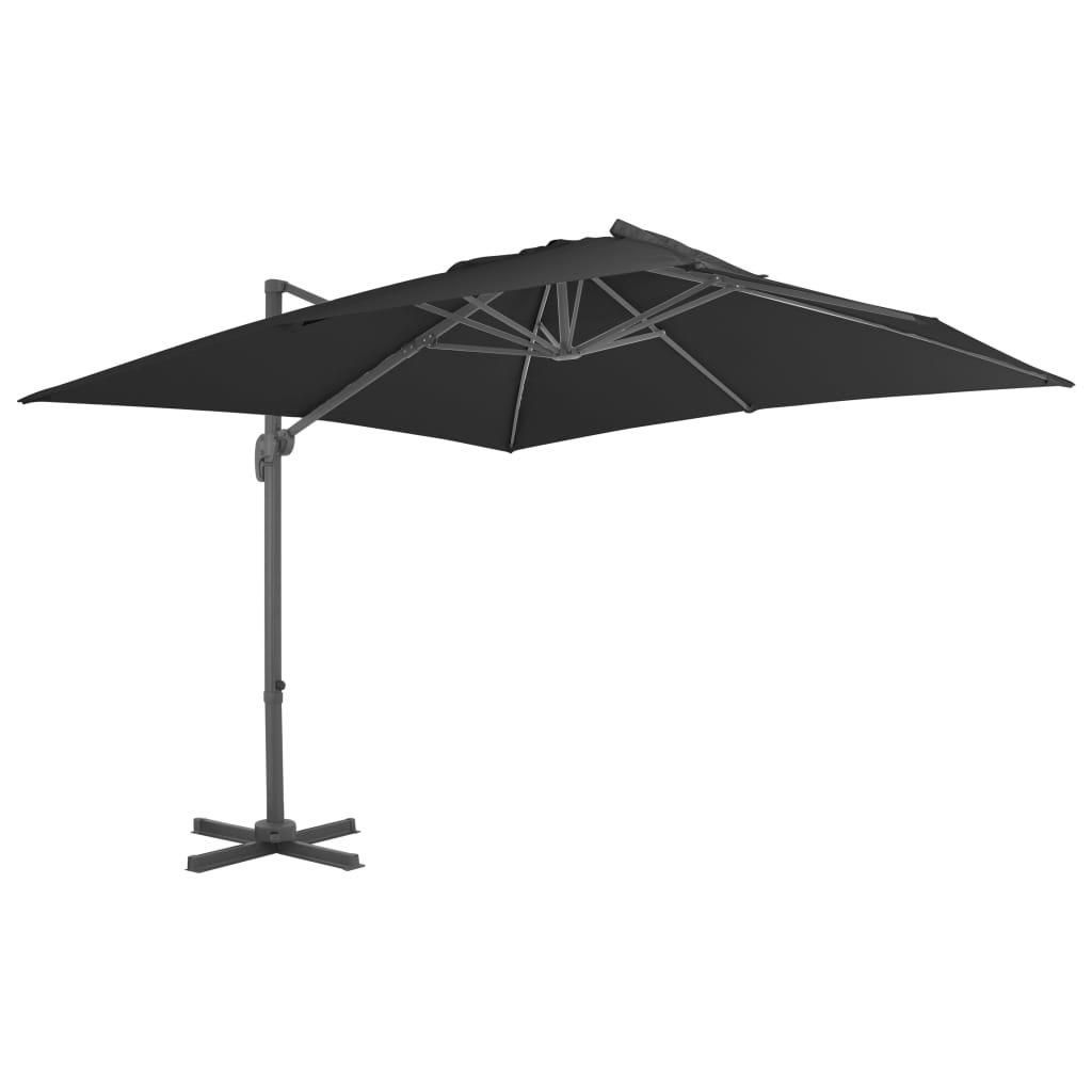 Cantilever Garden Parasol With Aluminium Pole