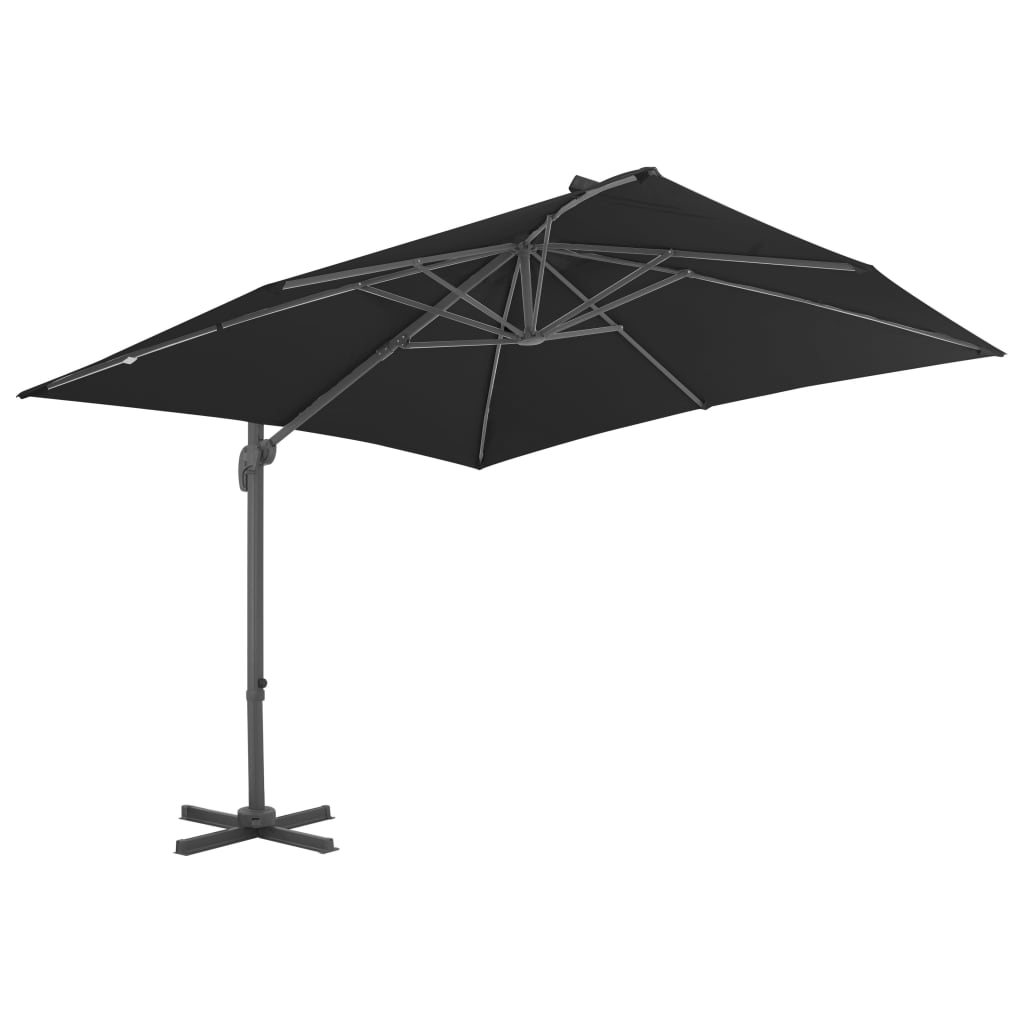 Cantilever Garden Parasol With Aluminium Pole