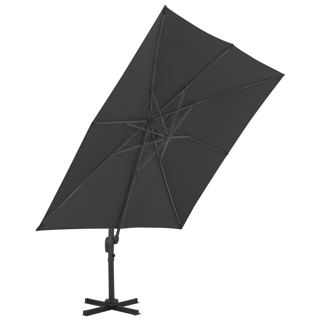 Cantilever Garden Parasol With Aluminium Pole
