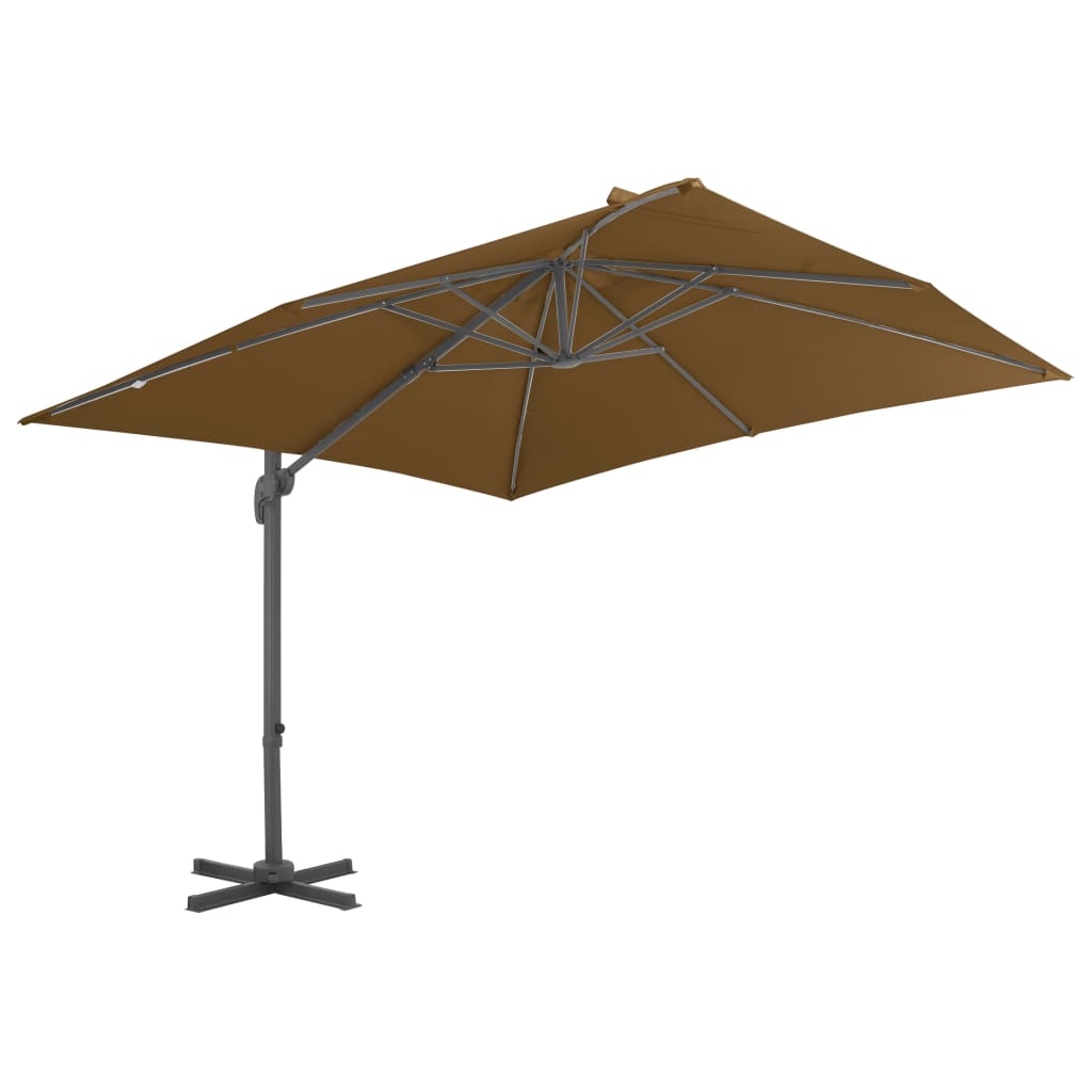Cantilever Garden Parasol With Aluminium Pole