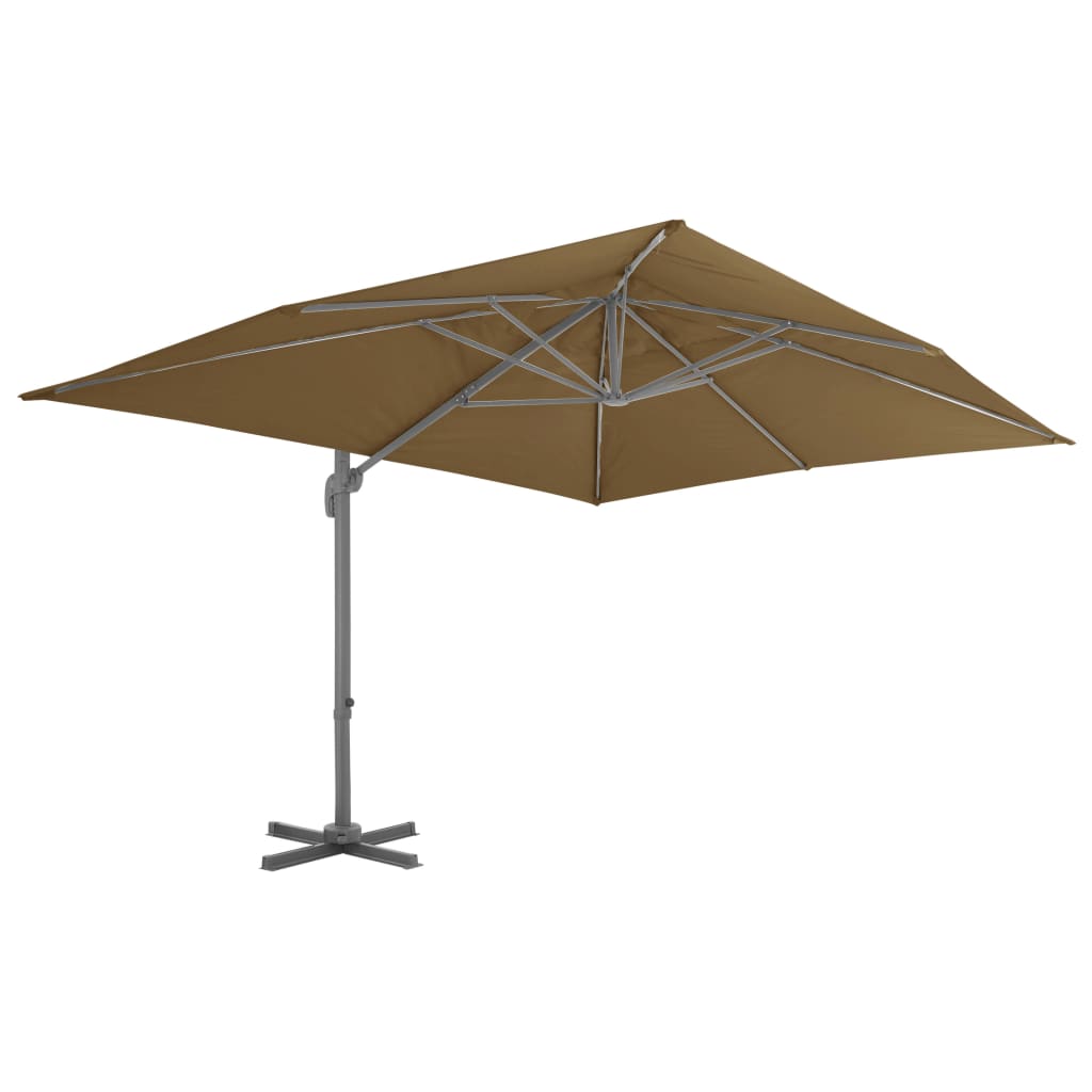 Cantilever Garden Parasol With Aluminium Pole