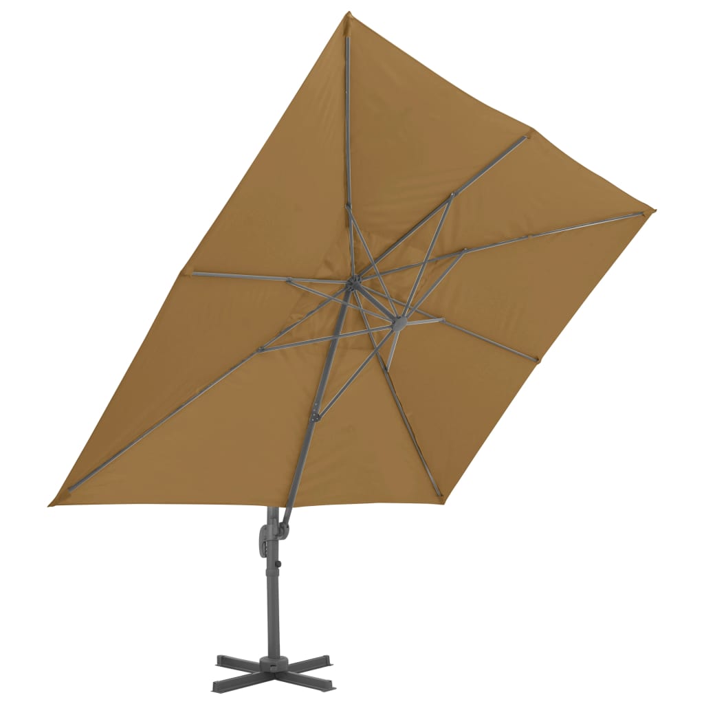 Cantilever Garden Parasol With Aluminium Pole