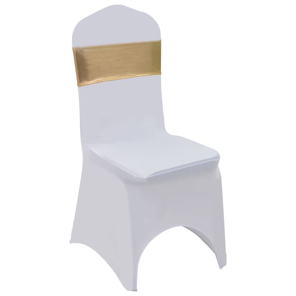 25 Pcs Stretchable Chair Band With Diamond Buckle