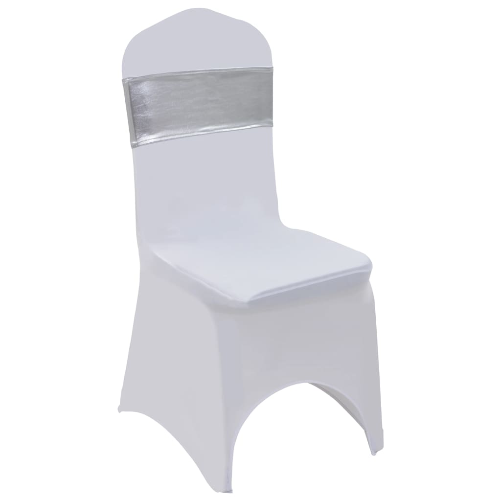 25 Pcs Stretchable Chair Band With Diamond Buckle