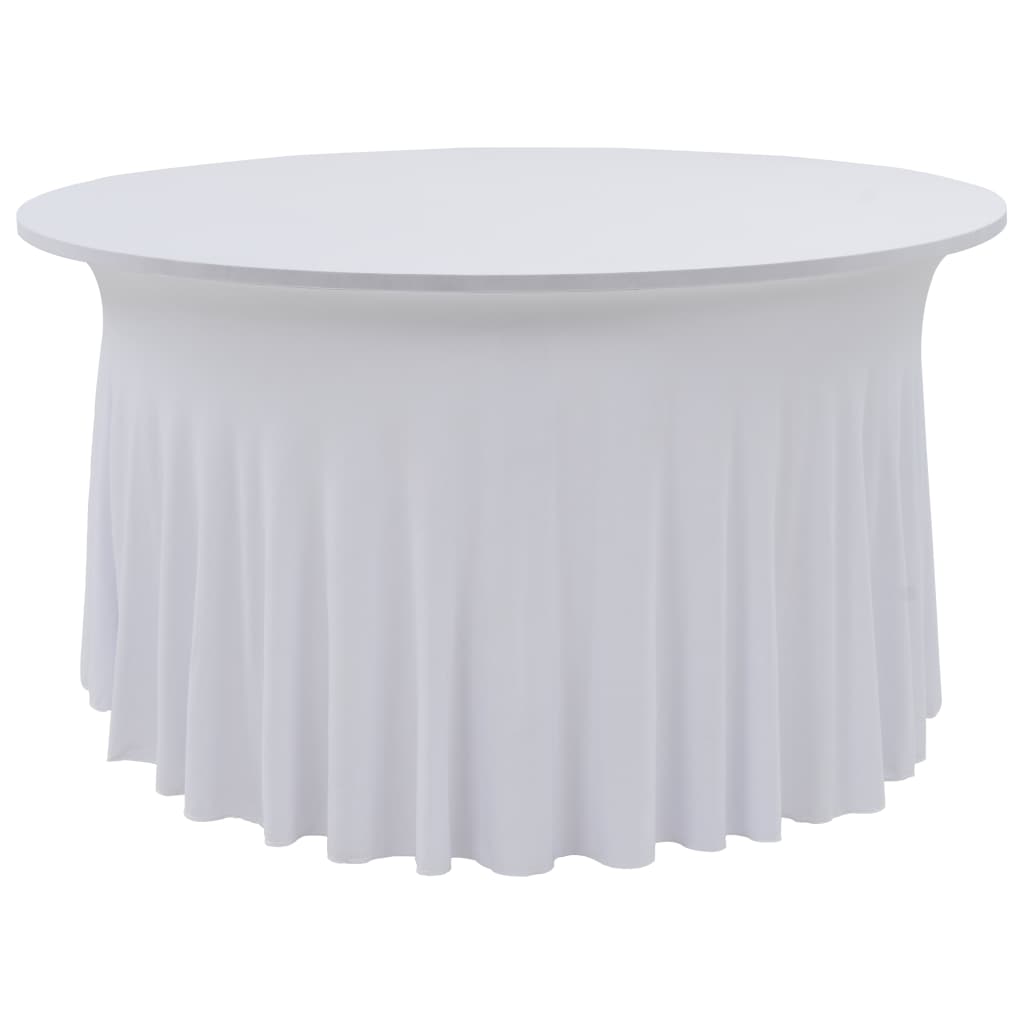 2 Pcs Stretch Table Covers With Skirt