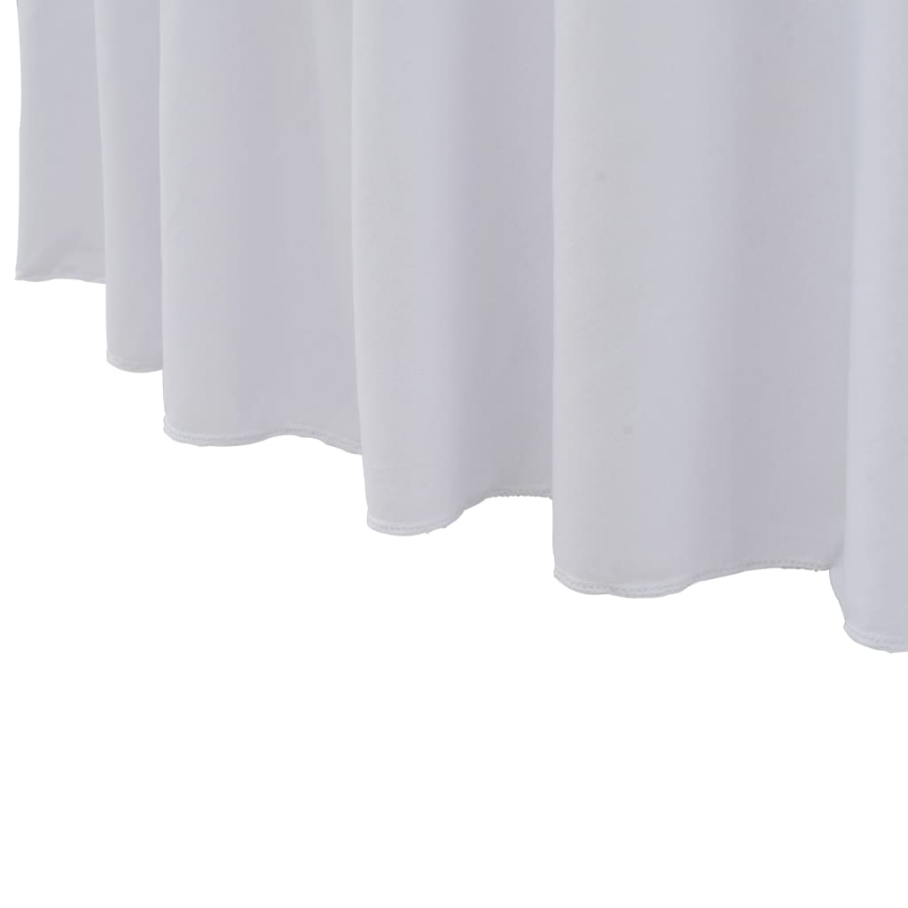 2 Pcs Stretch Table Covers With Skirt
