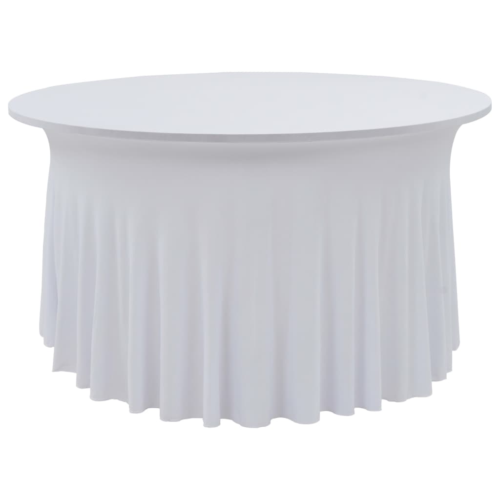 2 Pcs Stretch Table Covers With Skirt