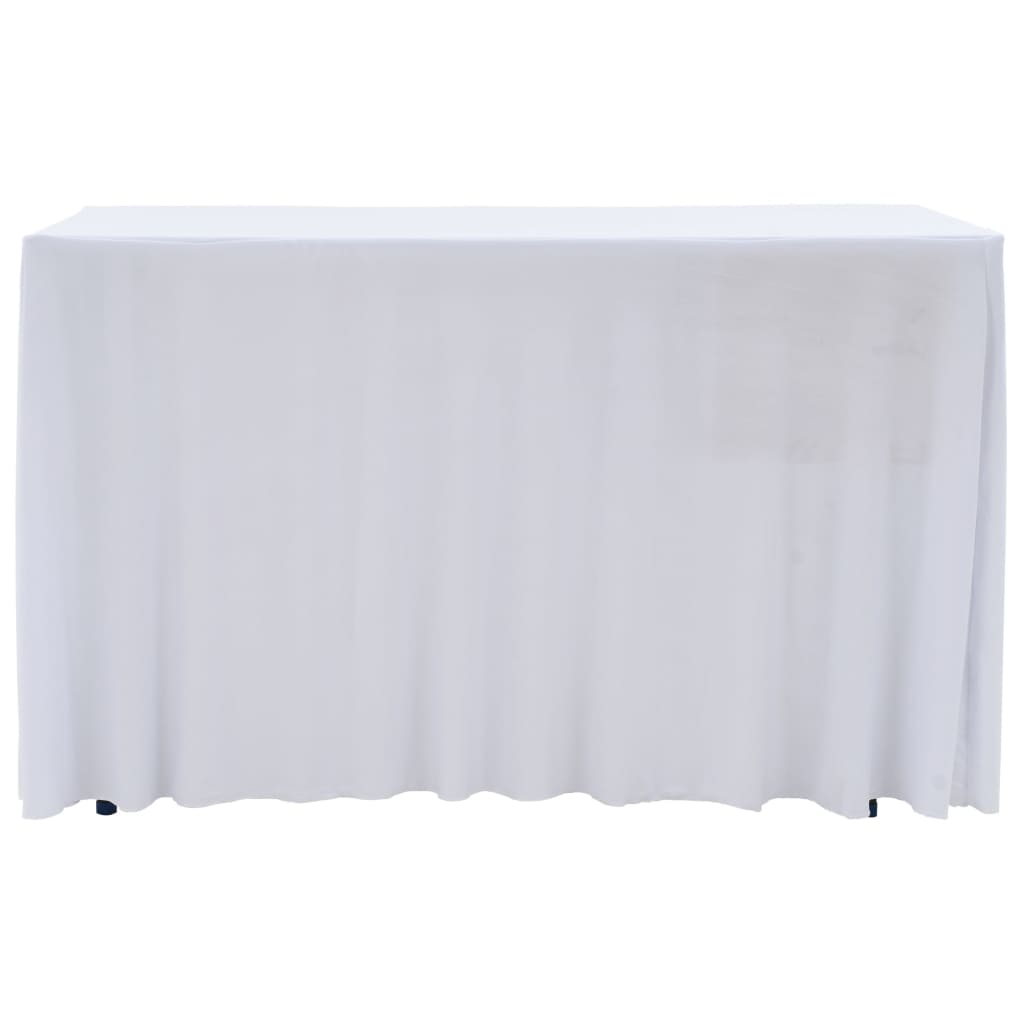 2 Pcs Stretch Table Covers With Skirt