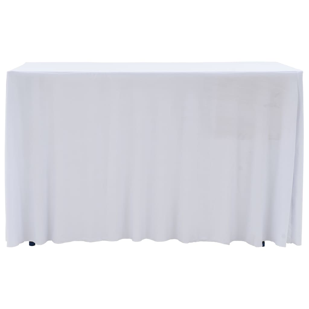 2 Pcs Stretch Table Covers With Skirt