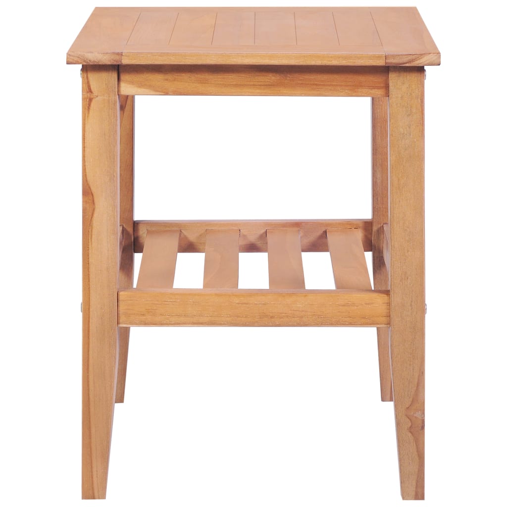 Coffee Table 40X40X50 Cm Square Solid Teak