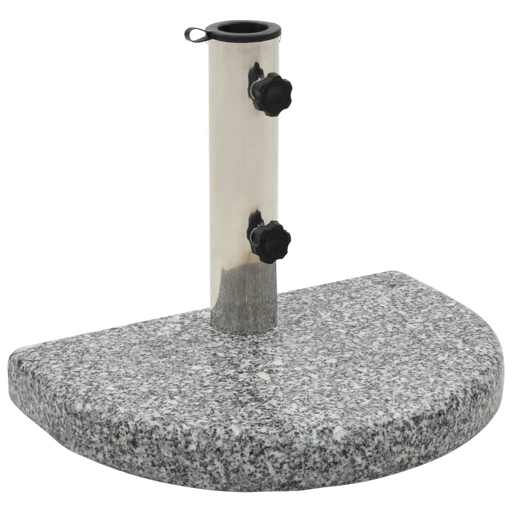Parasol Base Granite 10 Kg Curved