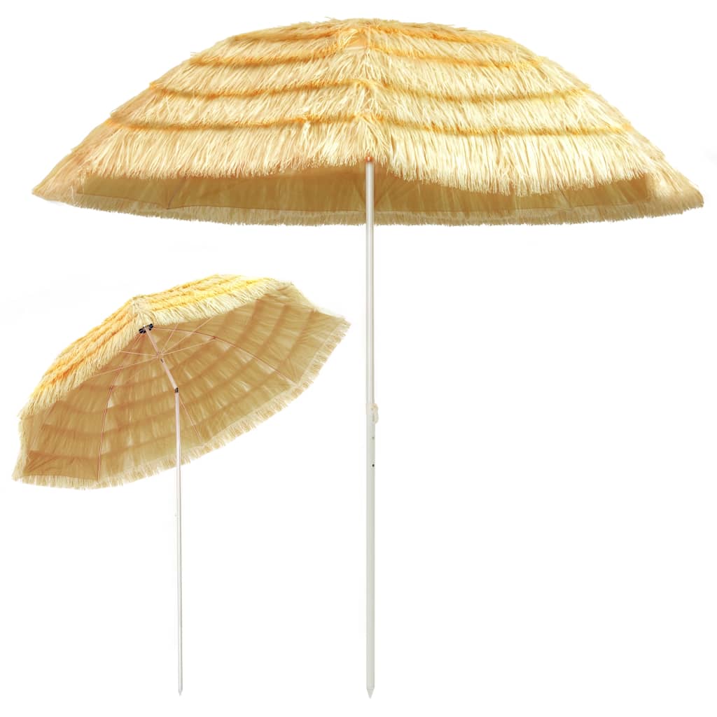 Beach Parasol Natural Hawaii Style