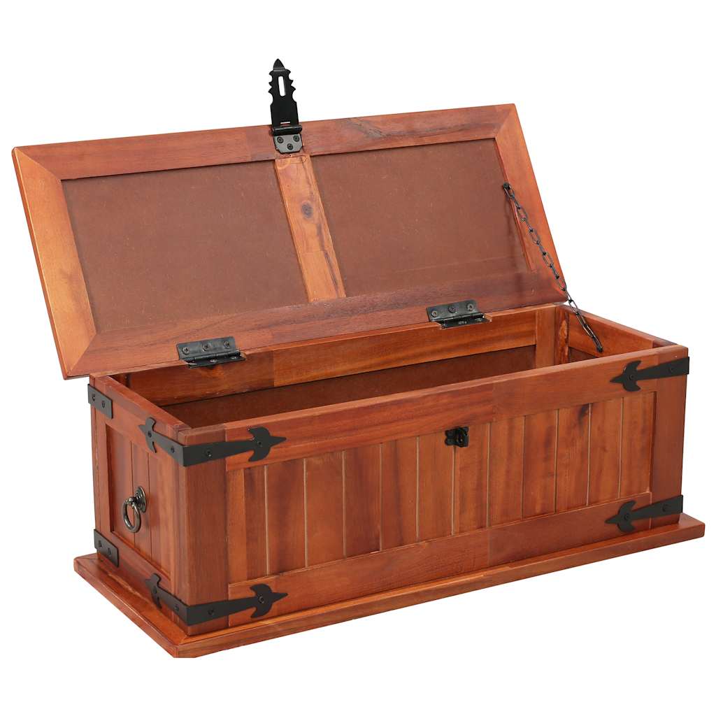Storage Chest Solid Acacia Wood