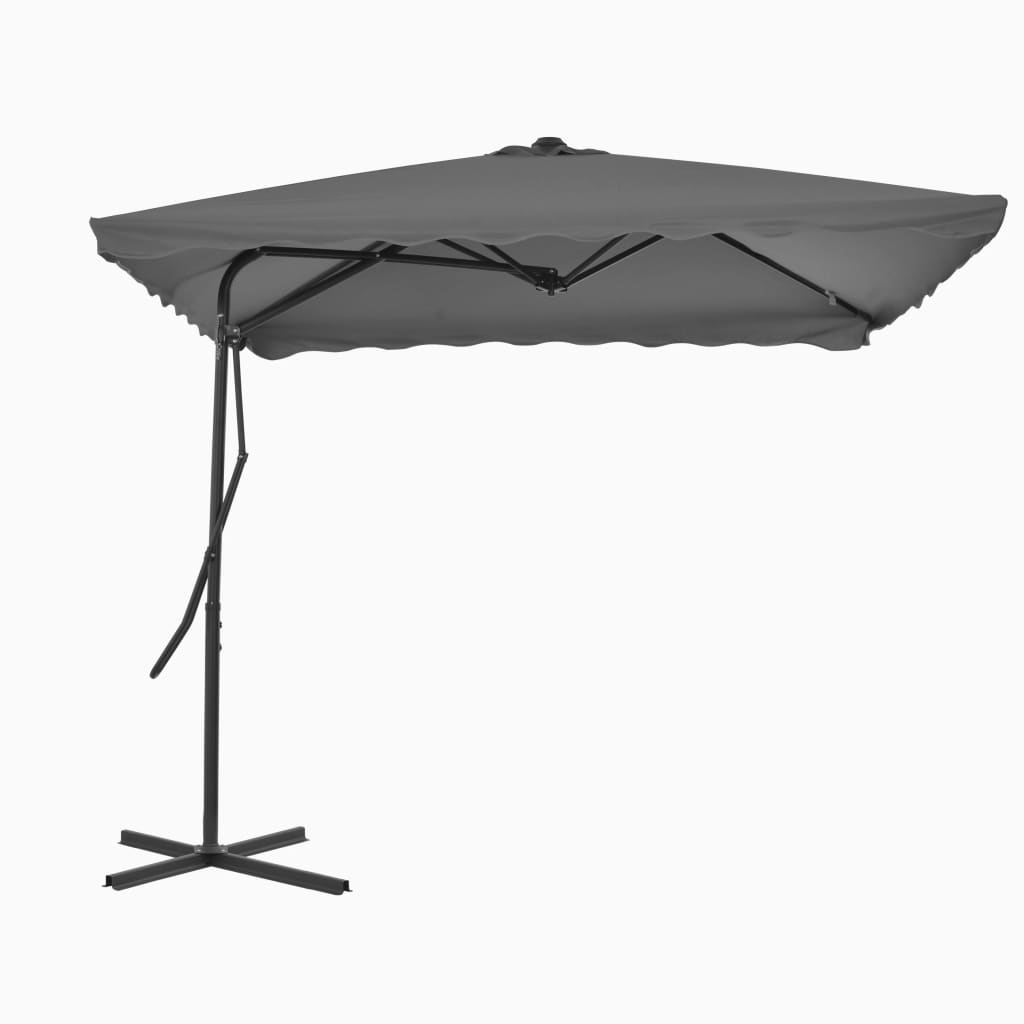 Garden Parasol With Steel Pole 250X250X230 Cm