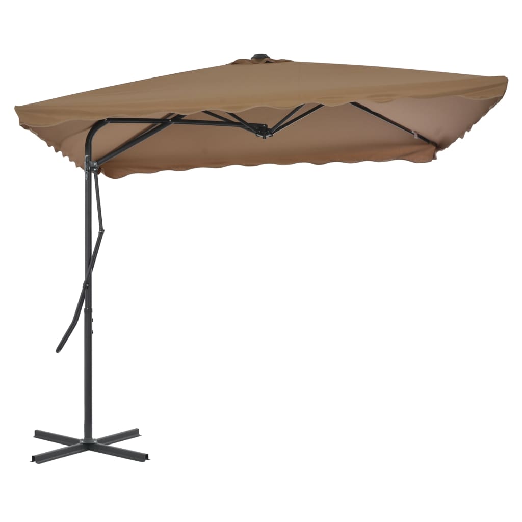 Garden Parasol With Steel Pole 250X250X230 Cm