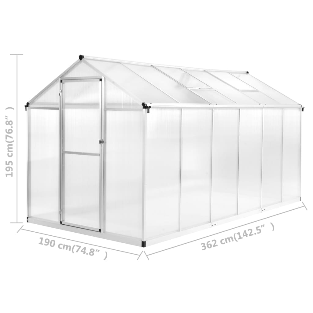 Greenhouse Aluminium 13.41 M³