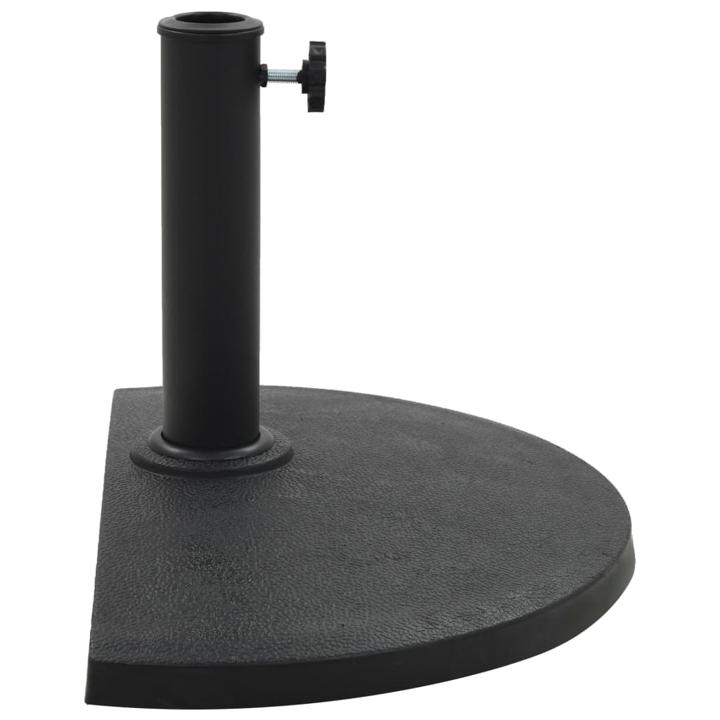 Parasol Base Polyresin Black