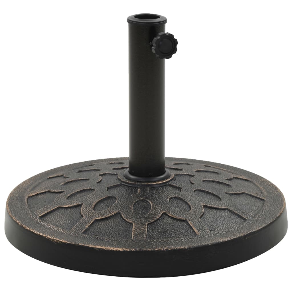 Parasol Base Polyresin Bronze