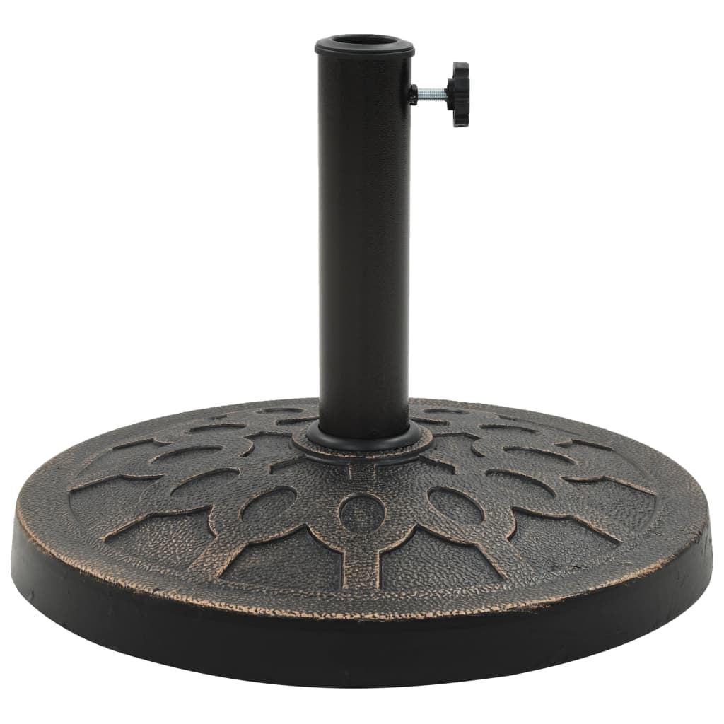 Parasol Base Polyresin Bronze
