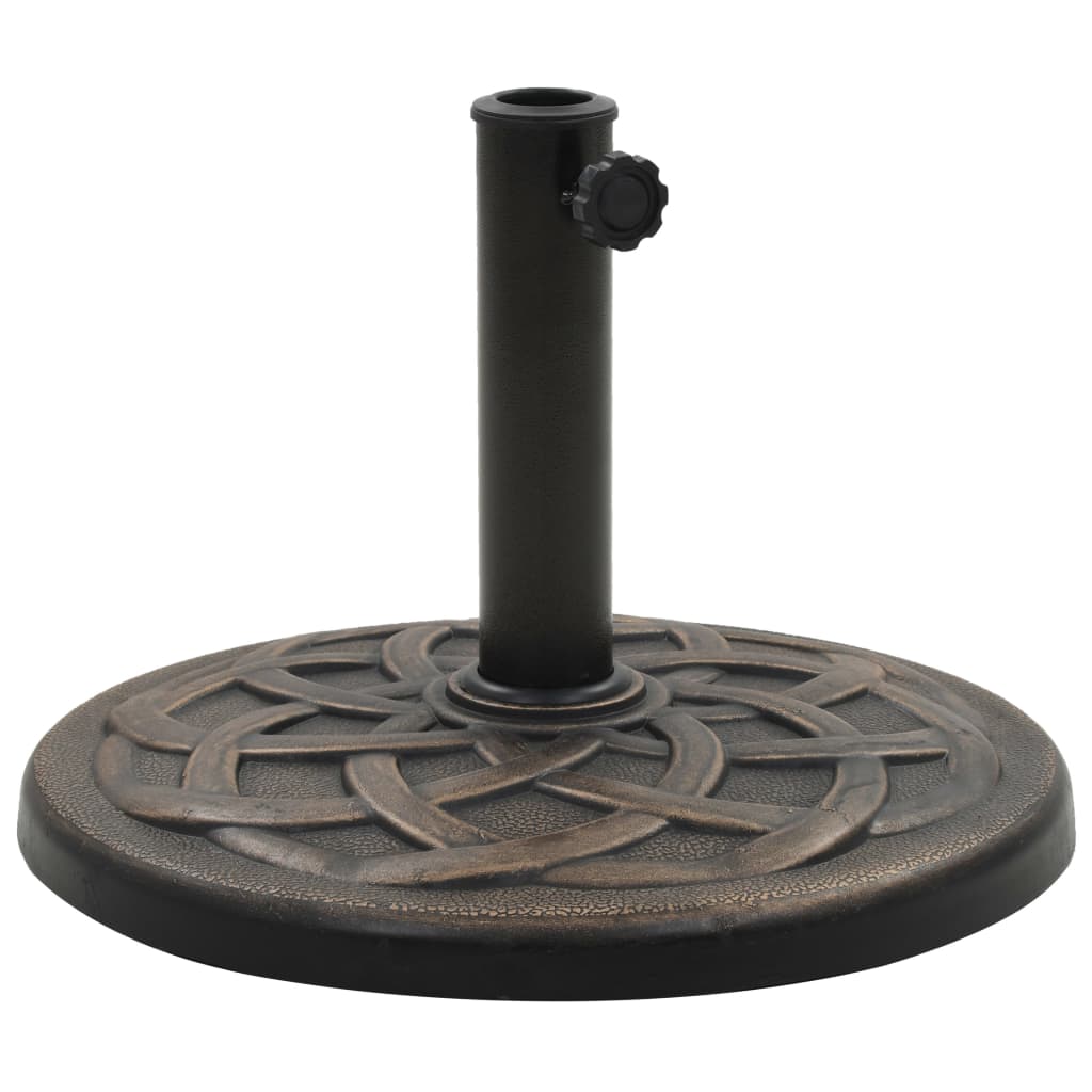 Parasol Base Polyresin Bronze