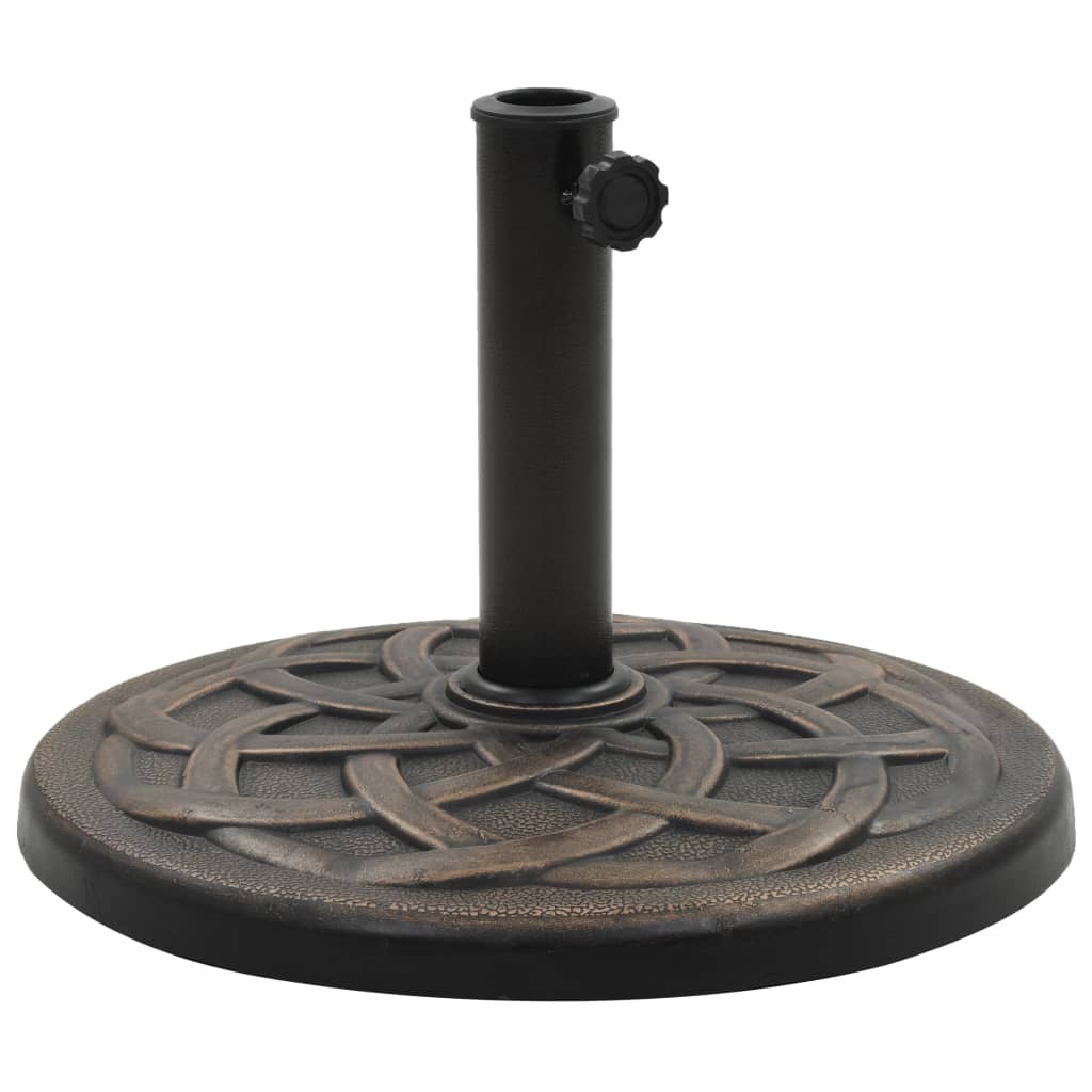 Parasol Base Polyresin Bronze