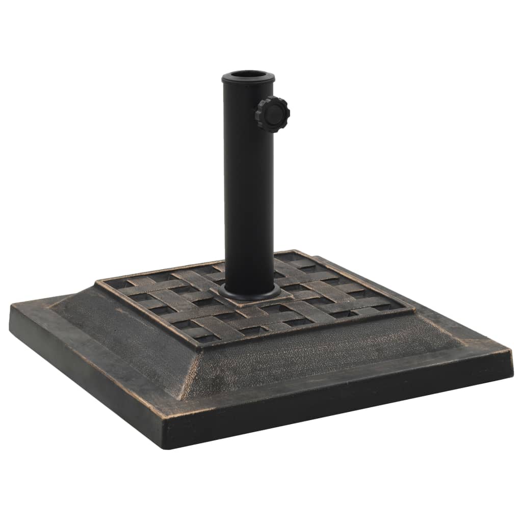 Parasol Base Polyresin Bronze