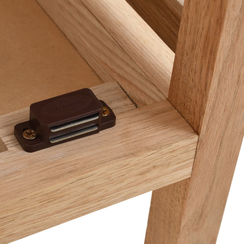 Bathroom Storage Cabinet Solid Walnut Wood