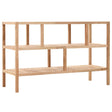 Bathroom Shelf Solid Walnut Wood 100X40X65 Cm