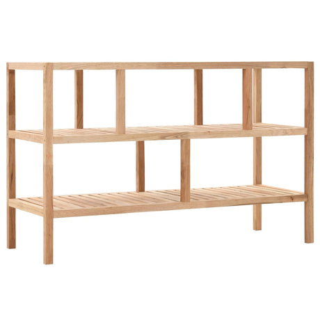 Bathroom Shelf Solid Walnut Wood 100X40X65 Cm