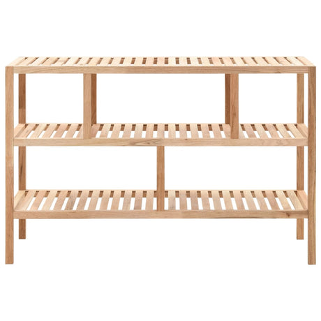 Bathroom Shelf Solid Walnut Wood 100X40X65 Cm