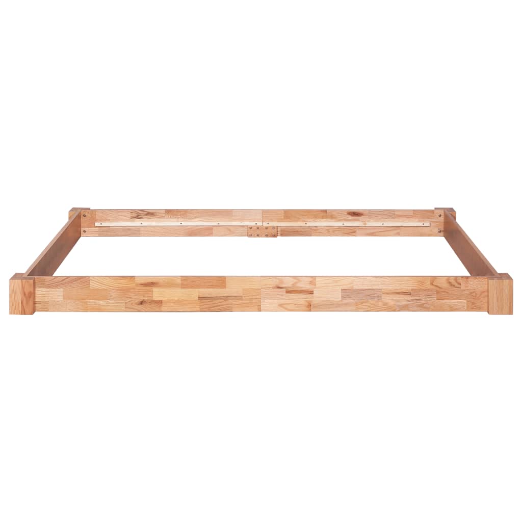 Bed Frame Without Mattress Solid Oak Wood
