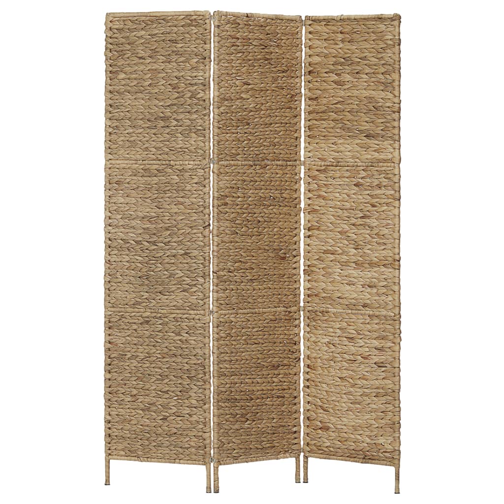 3-Panel Room Divider 116X160 Cm Water Hyacinth