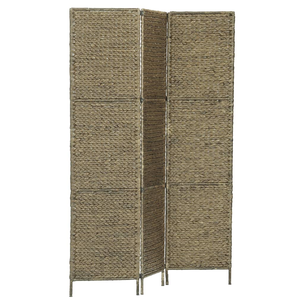 3-Panel Room Divider 116X160 Cm Water Hyacinth
