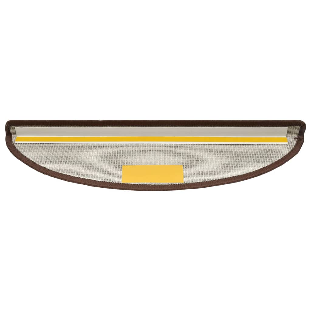 Carpet Stair Treads 15 Pcs Brown